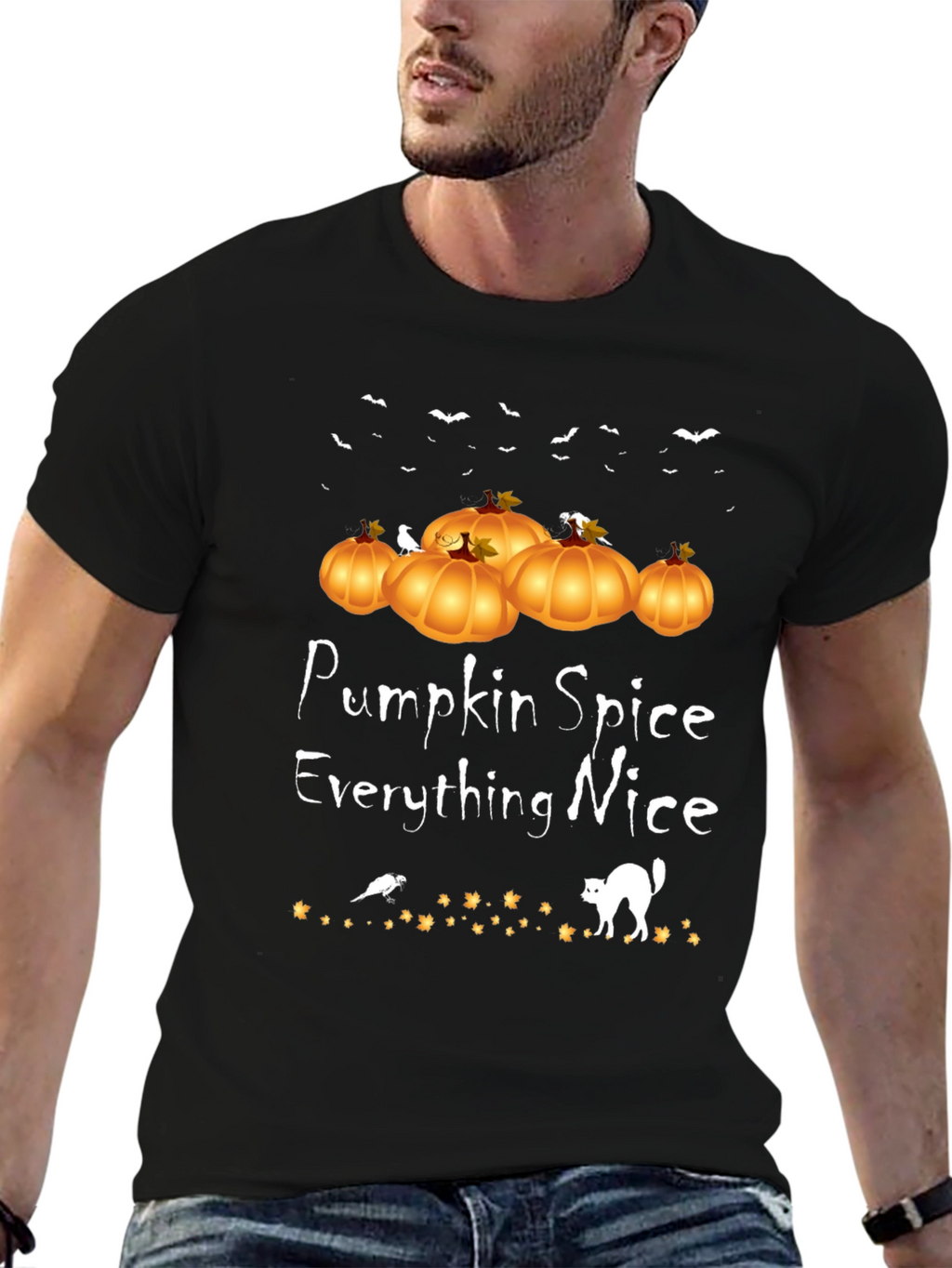 Pumpkin Spice Everything Nice Halloween T-Shirt