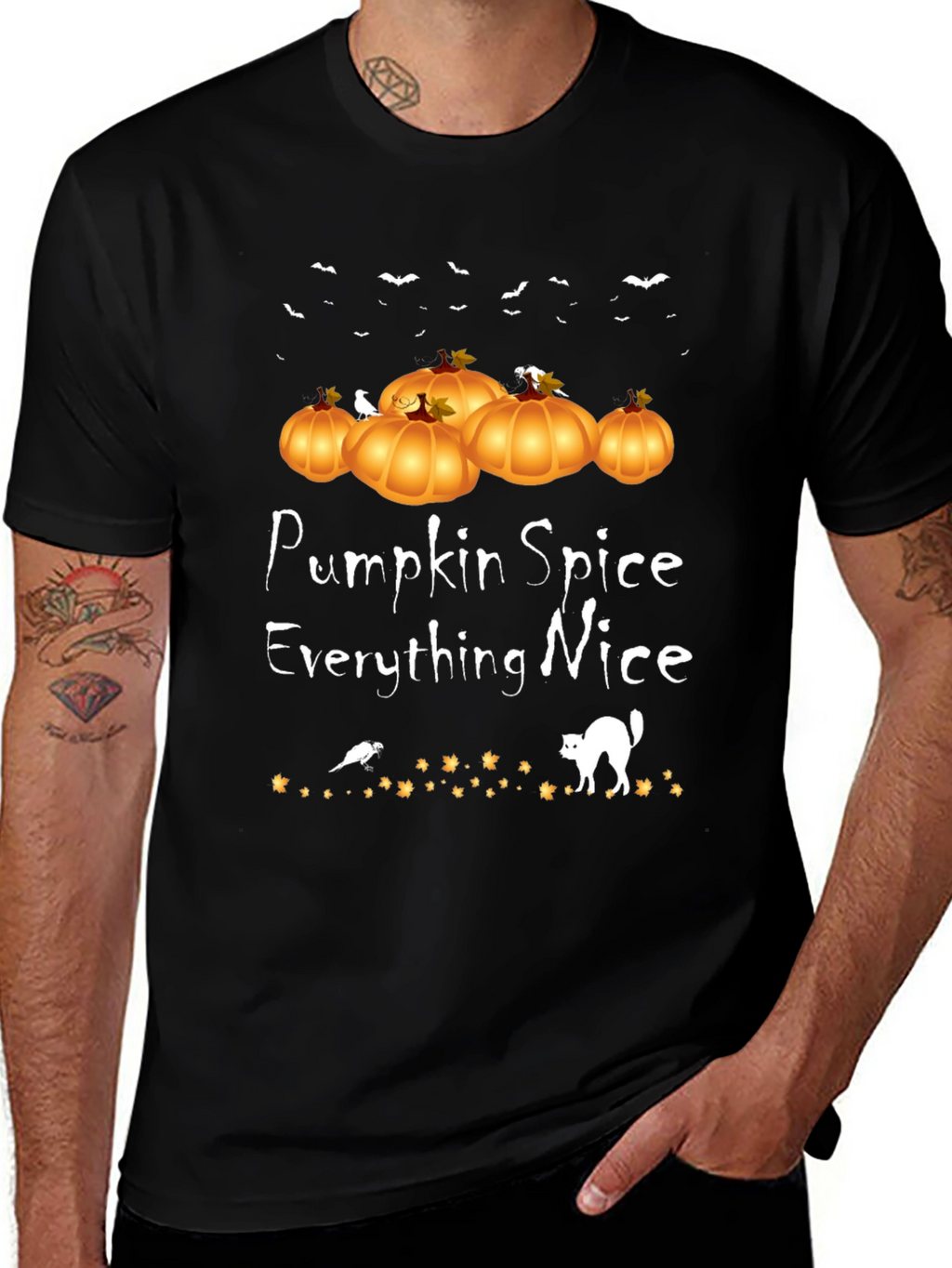 Pumpkin Spice Everything Nice Halloween T-Shirt