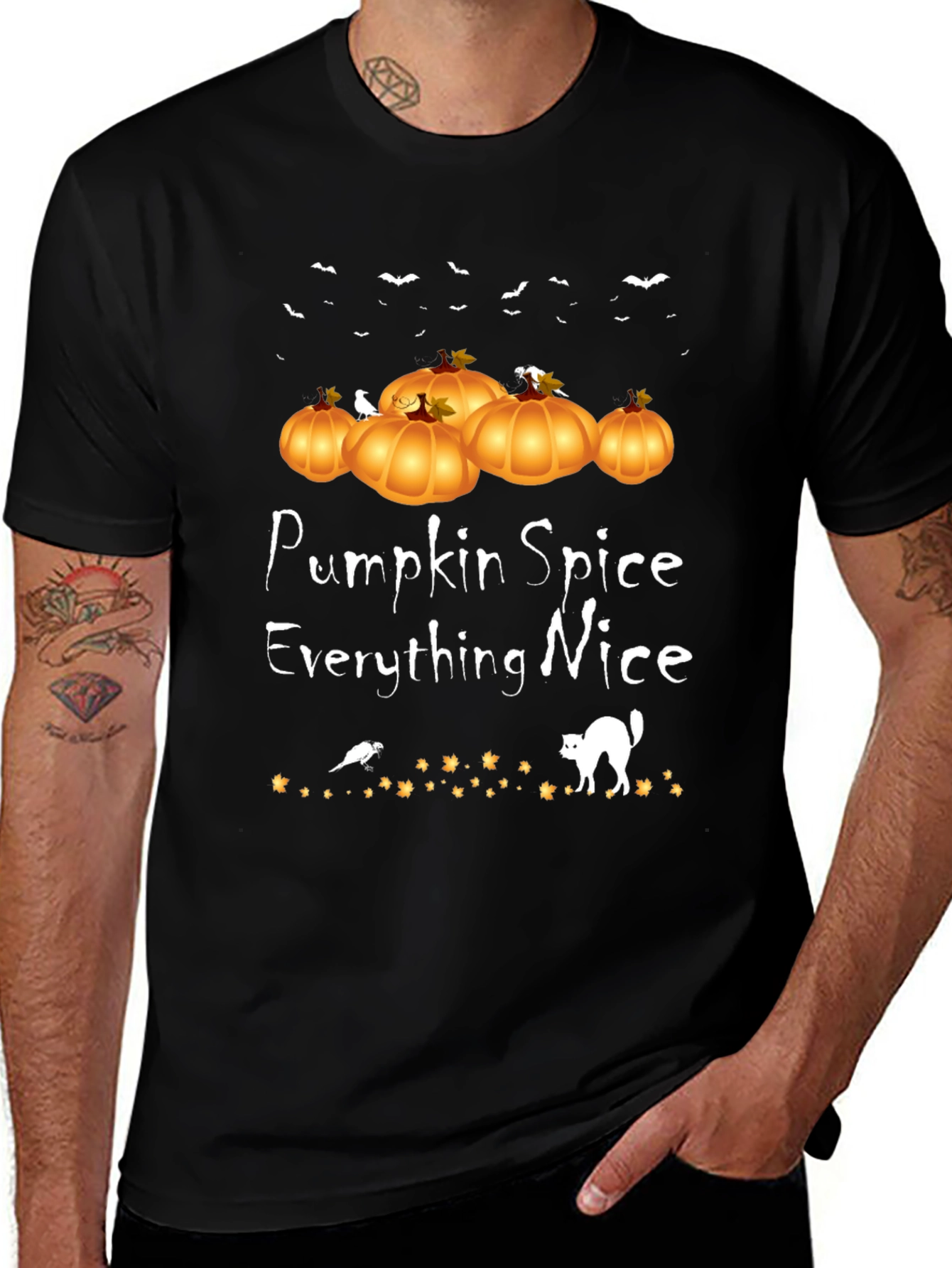 Pumpkin Spice Everything Nice Halloween T-Shirt