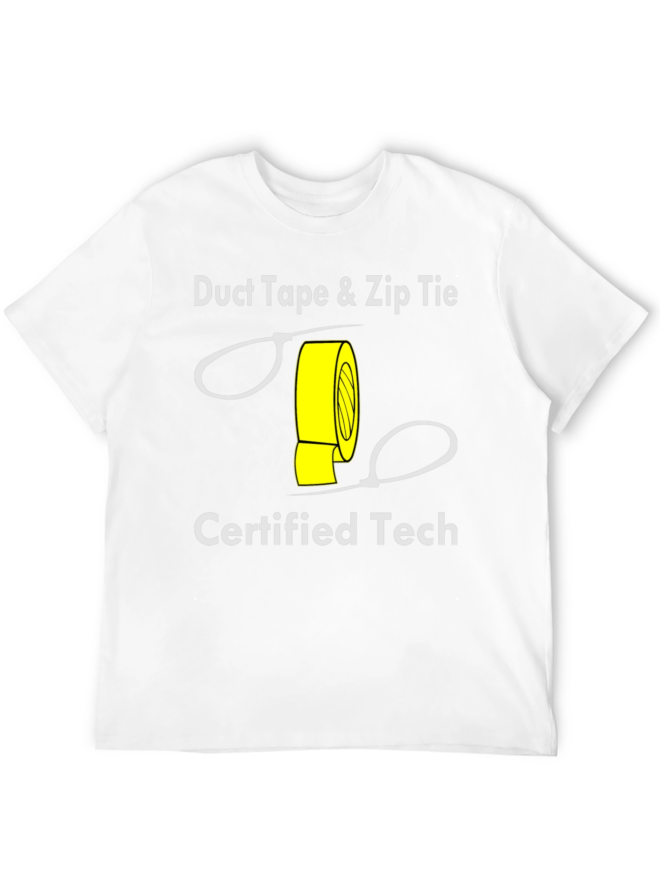 Duct Tape & Zip Tie Certified Tech T-Shirt