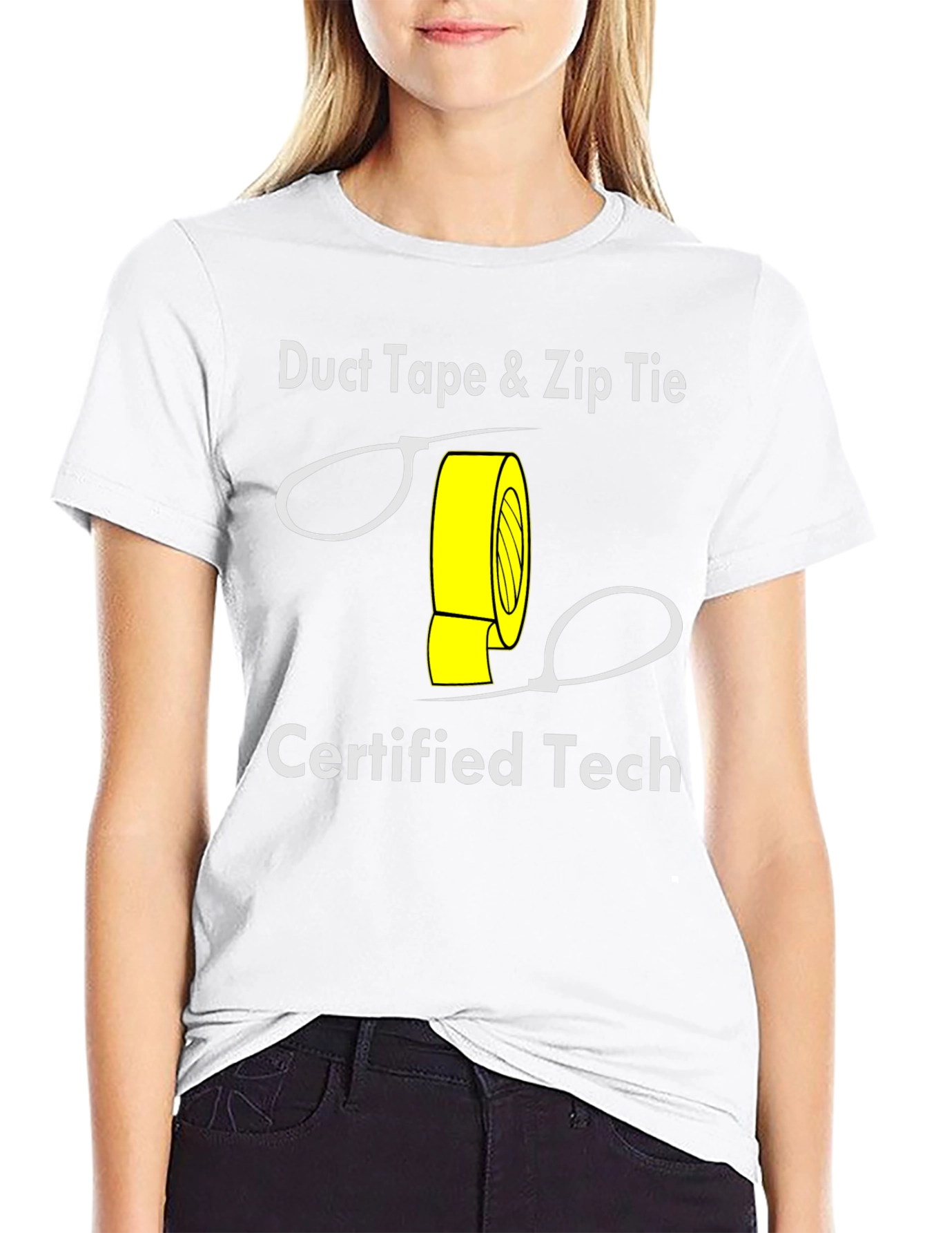 Duct Tape & Zip Tie Certified Tech T-Shirt