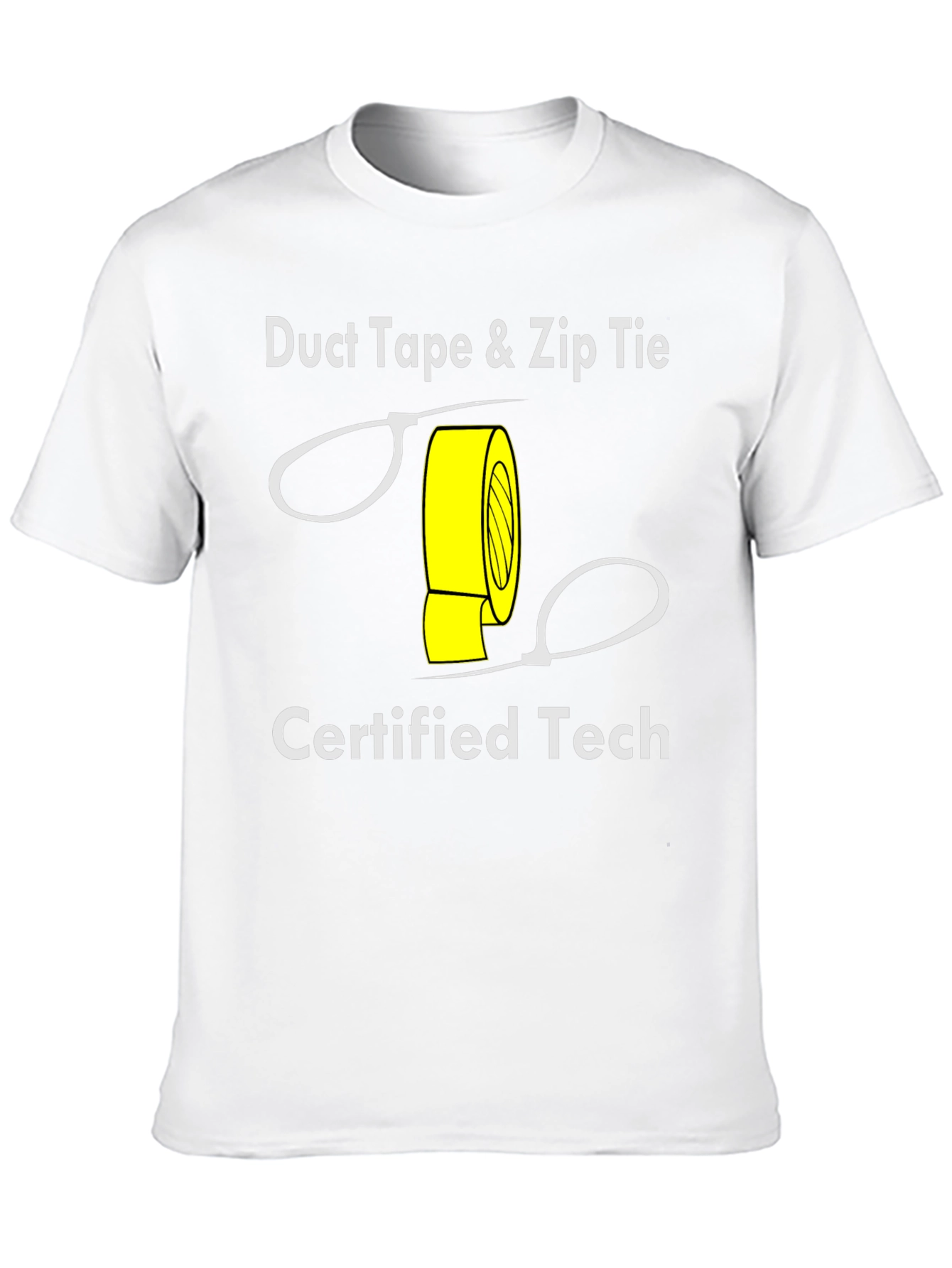 Duct Tape & Zip Tie Certified Tech T-Shirt