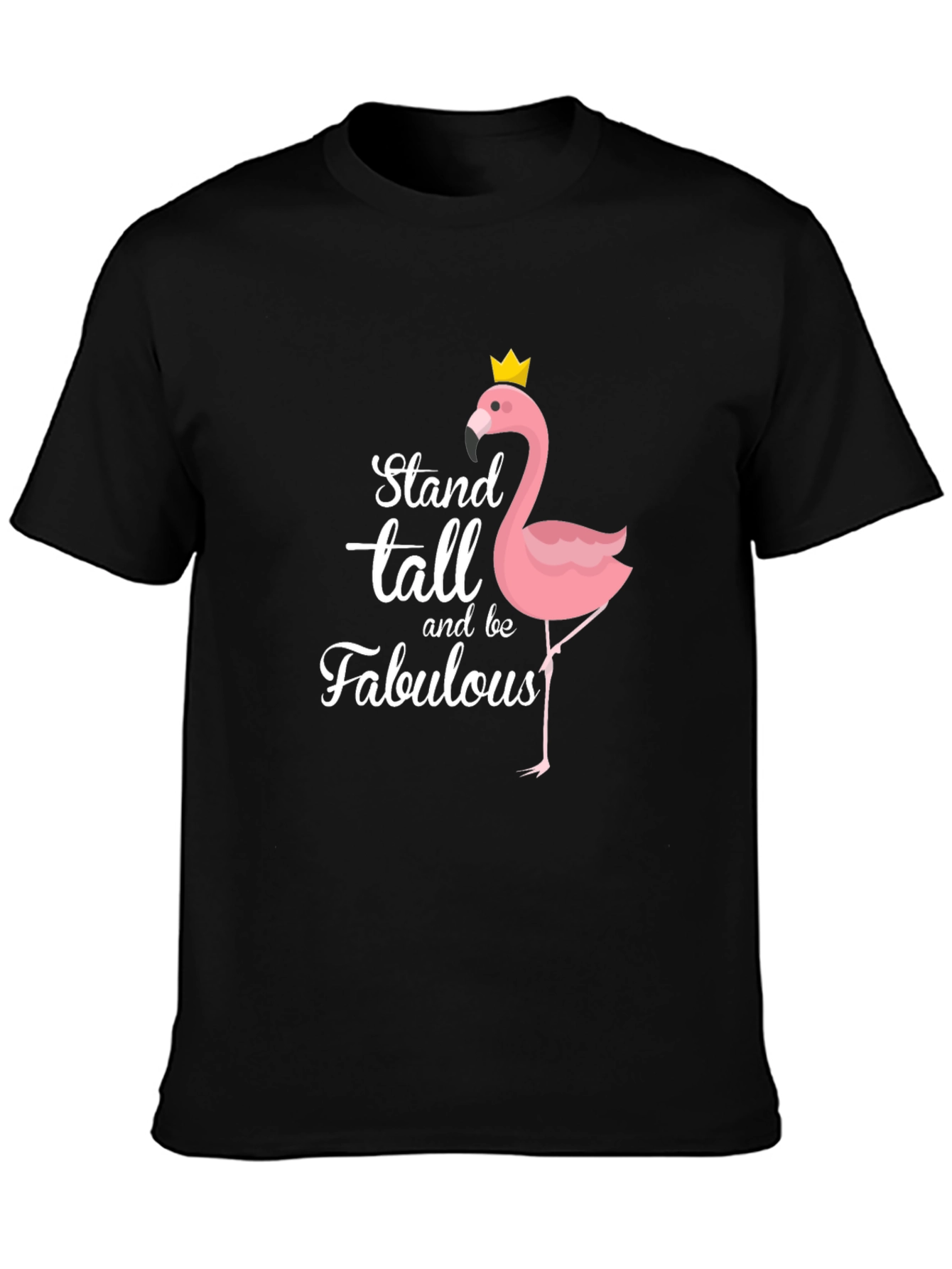 Stand Tall Flamingo Graphic Tee