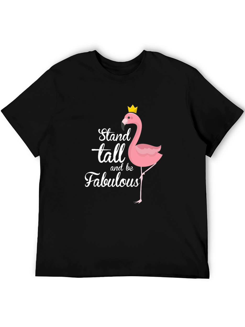 Stand Tall Flamingo Graphic Tee