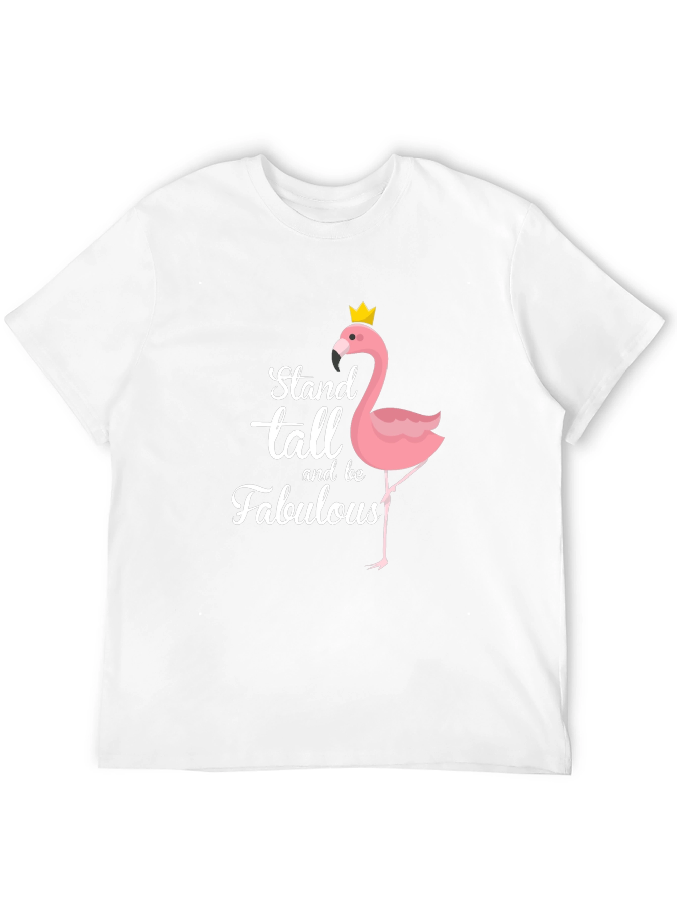 Stand Tall Flamingo Graphic Tee
