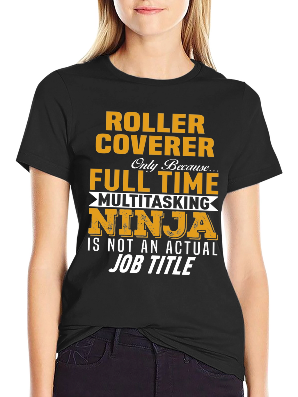 Roller Coverer Full Time Ninja T-Shirt