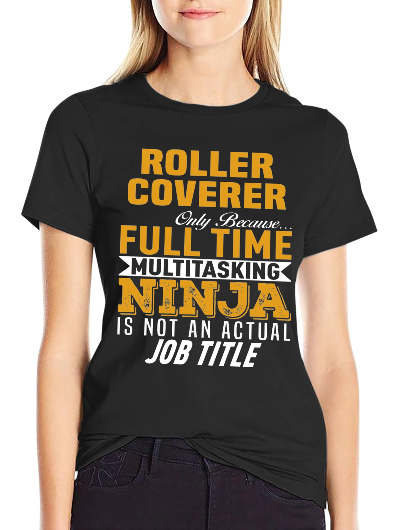 Roller Coverer Full Time Ninja T-Shirt
