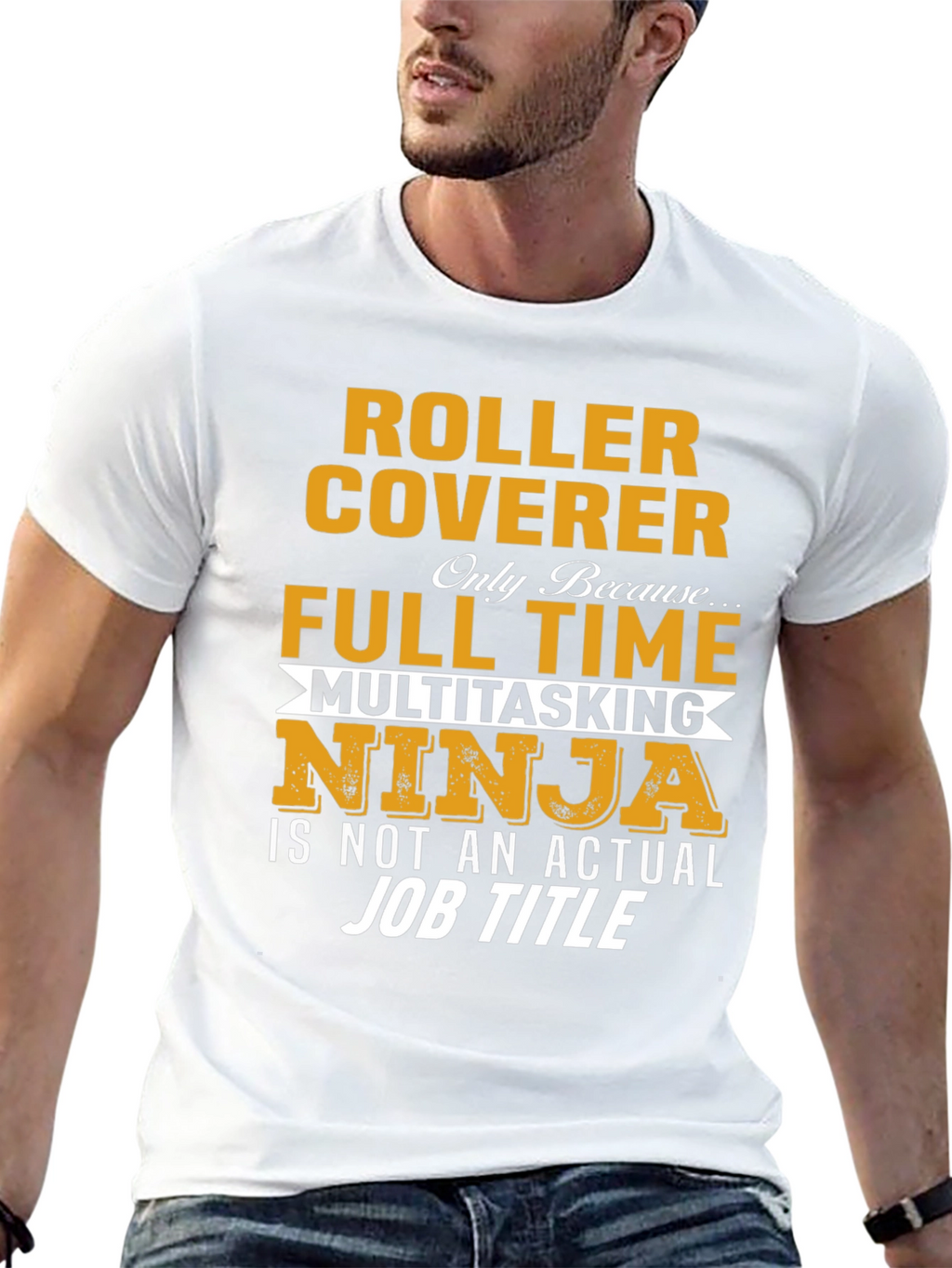 Roller Coverer Full Time Ninja T-Shirt
