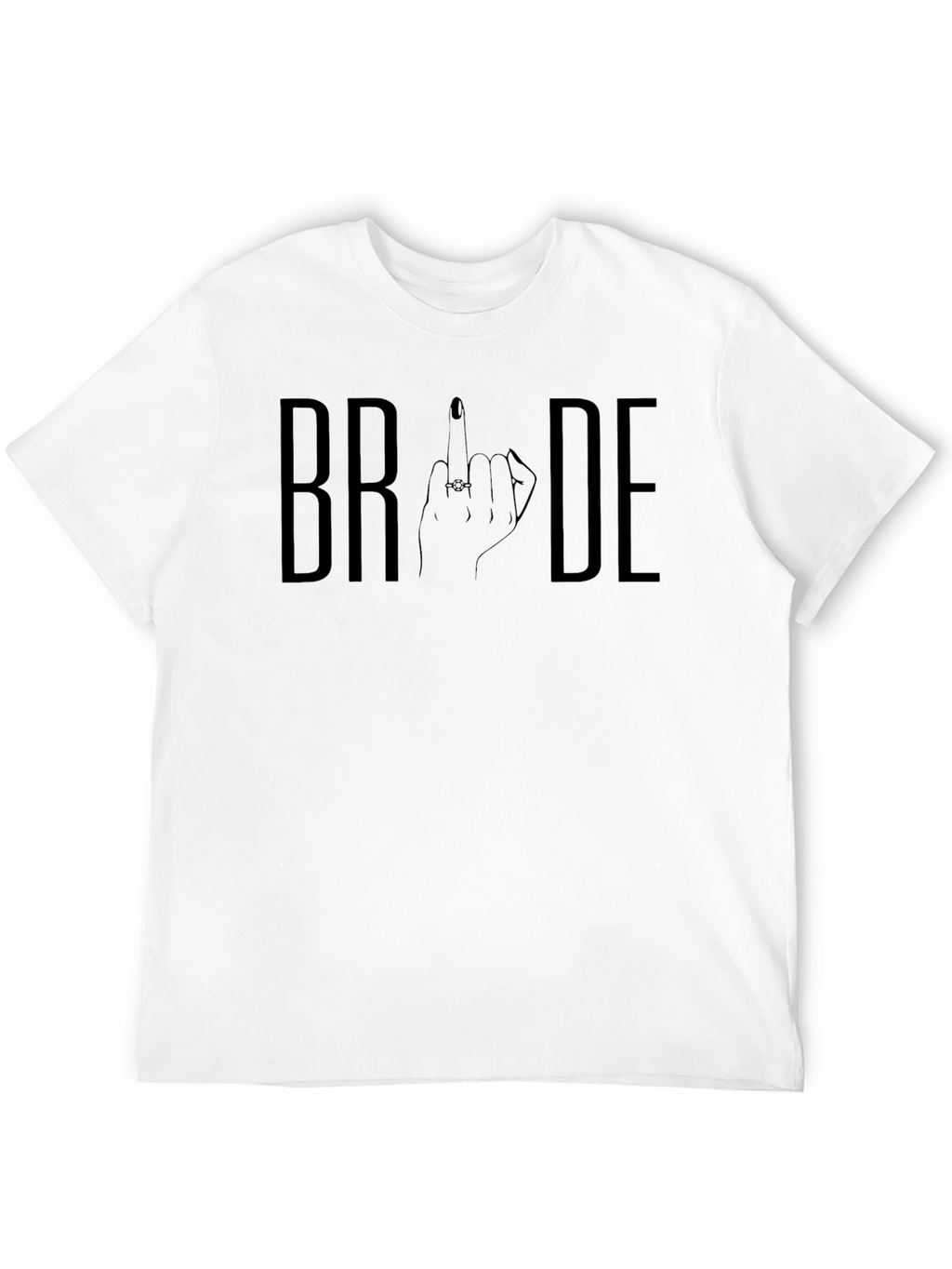 Bride Hand Gesture Graphic Tee - Black