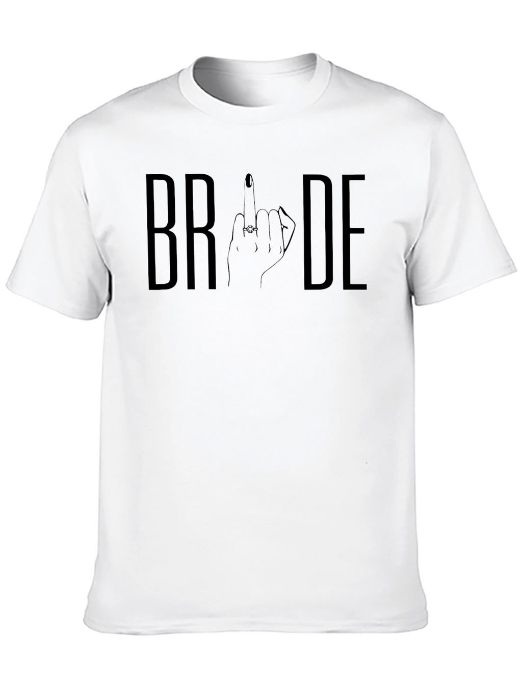 Bride Hand Gesture Graphic Tee - Black