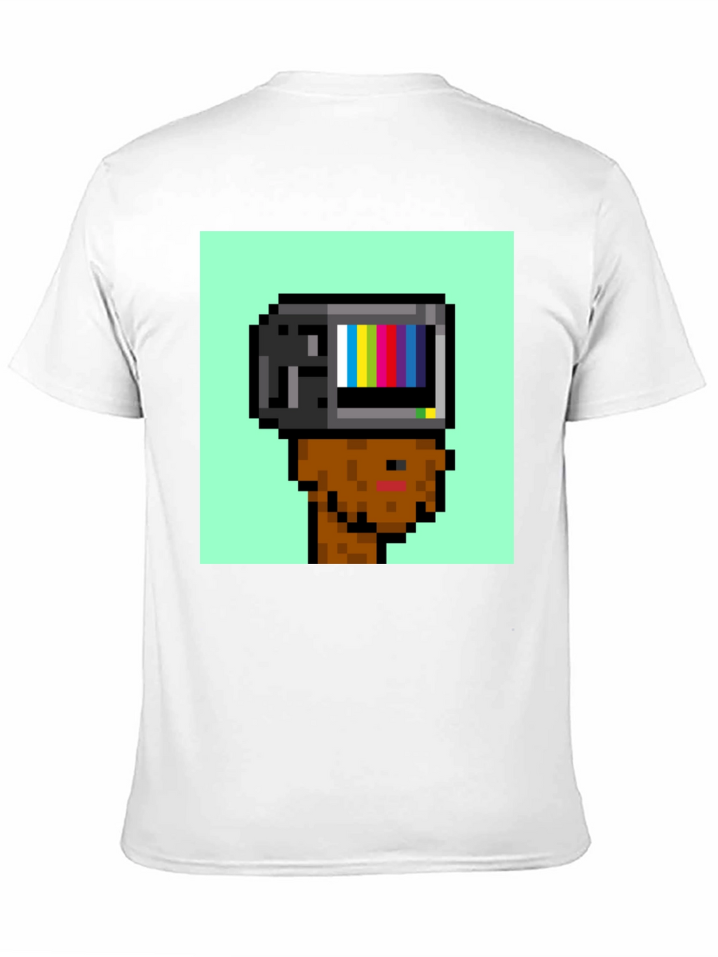 Pixel TV Head T-Shirt