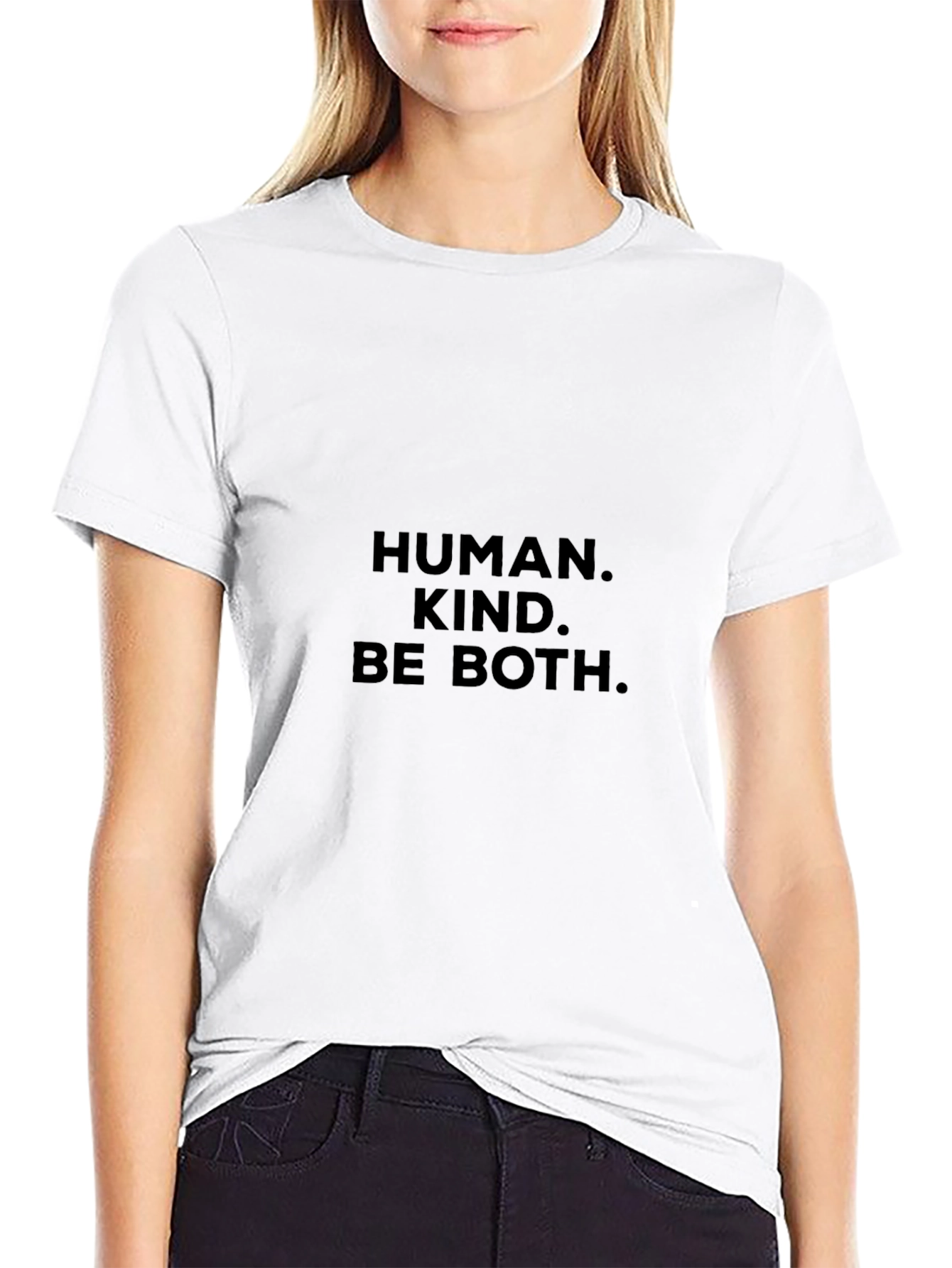 Human Kind Be Both Black T-Shirt