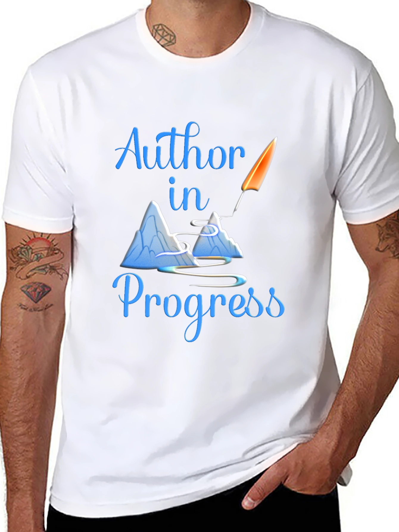 Author In Progress Graphic T-Shirt