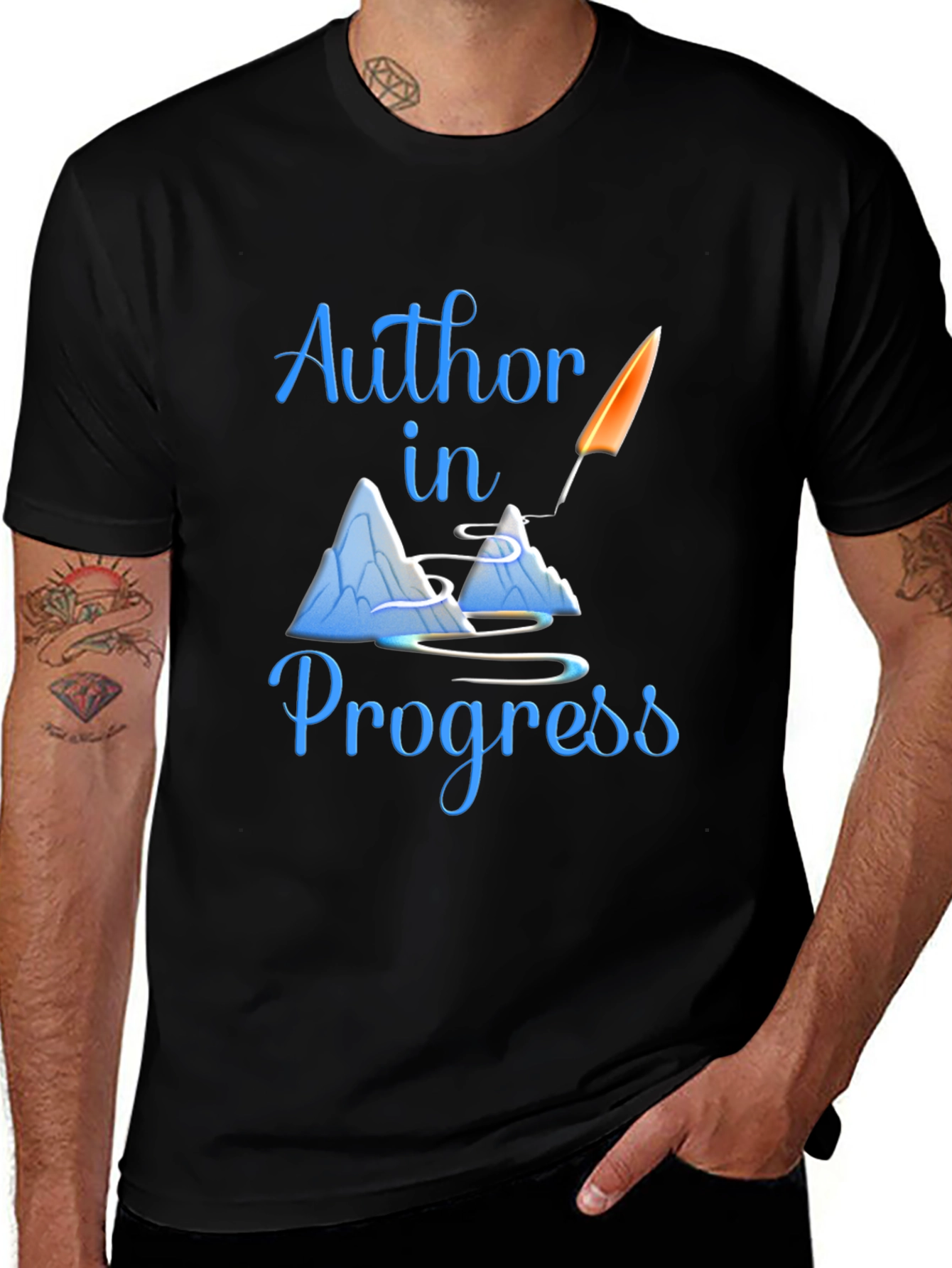 Author In Progress Graphic T-Shirt