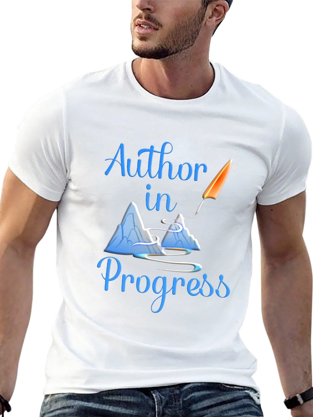 Author In Progress Graphic T-Shirt