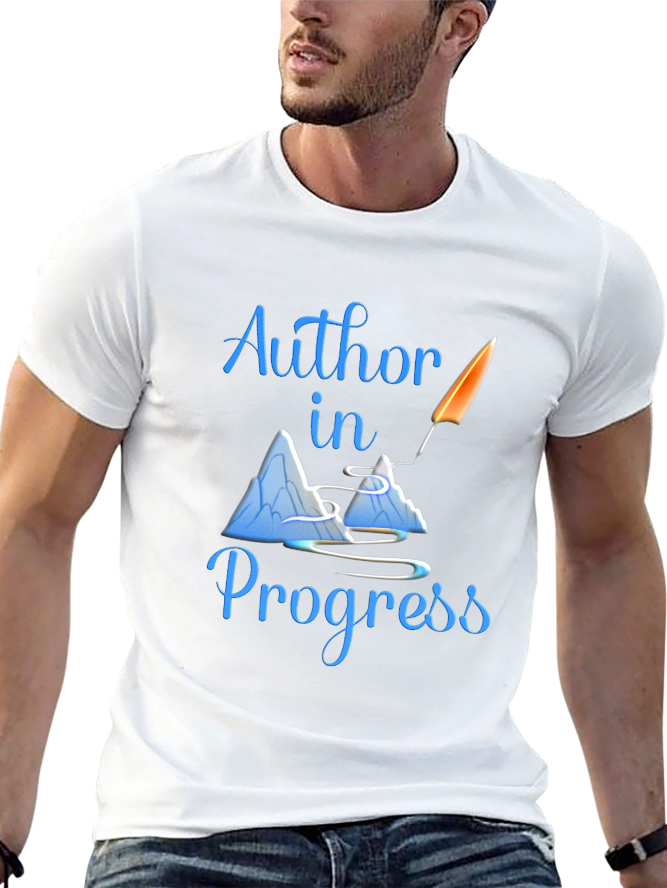 Author In Progress Graphic T-Shirt