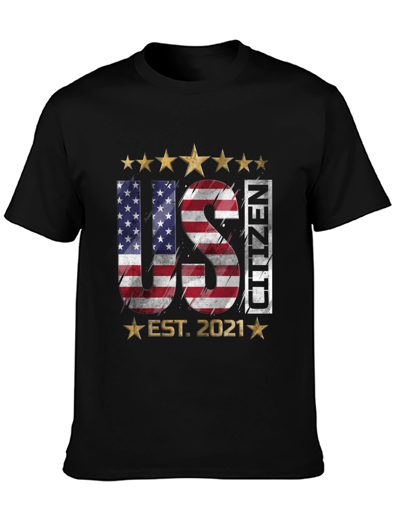 US Citizen Est. 2021 Patriotic T-Shirt