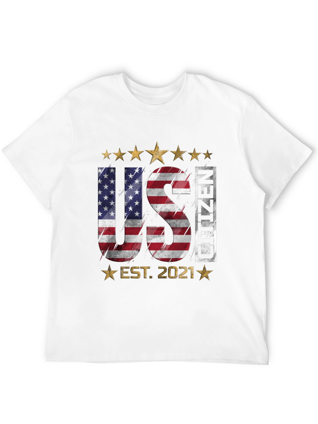 US Citizen Est. 2021 Patriotic T-Shirt