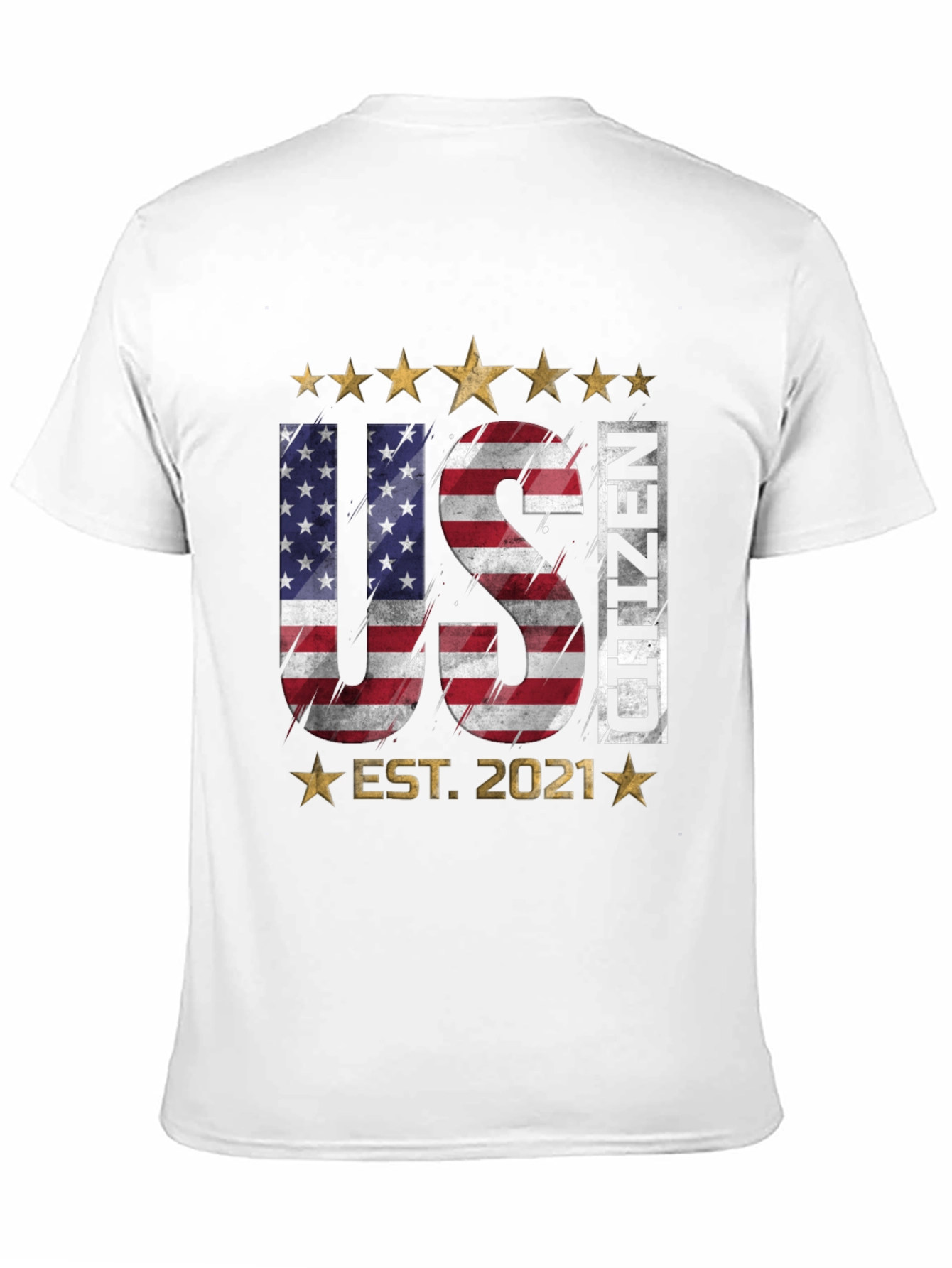 US Citizen Est. 2021 Patriotic T-Shirt