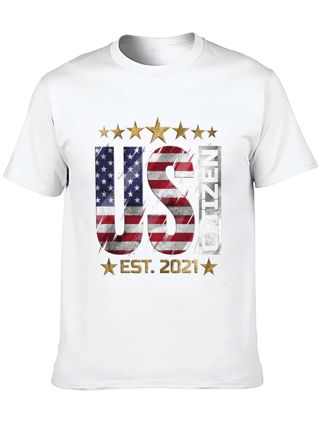 US Citizen Est. 2021 Patriotic T-Shirt