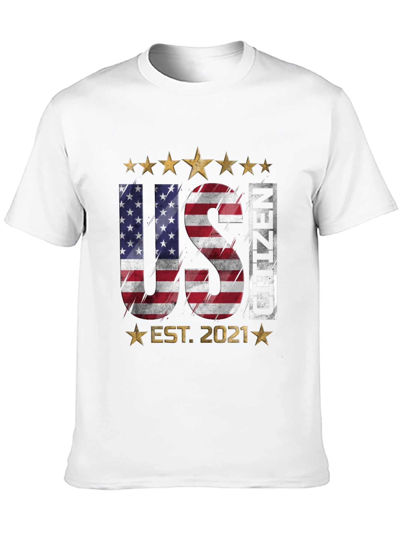 US Citizen Est. 2021 Patriotic T-Shirt