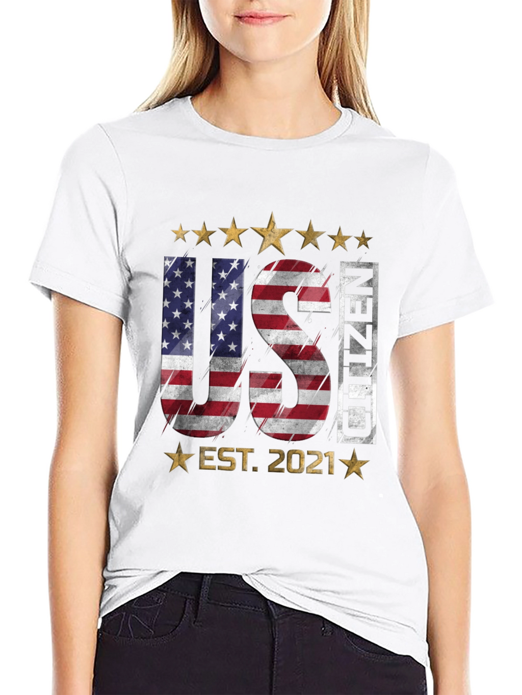 US Citizen Est. 2021 Patriotic T-Shirt