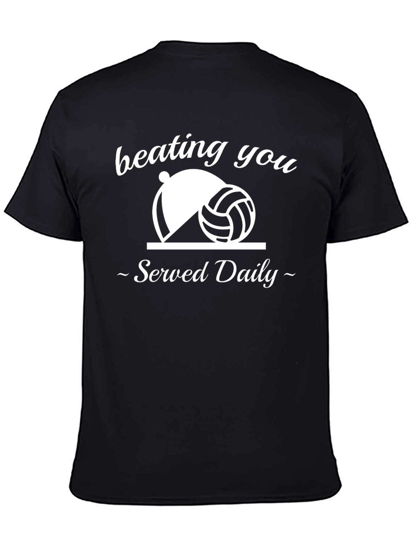 Beating You Served Daily Black T-Shirt