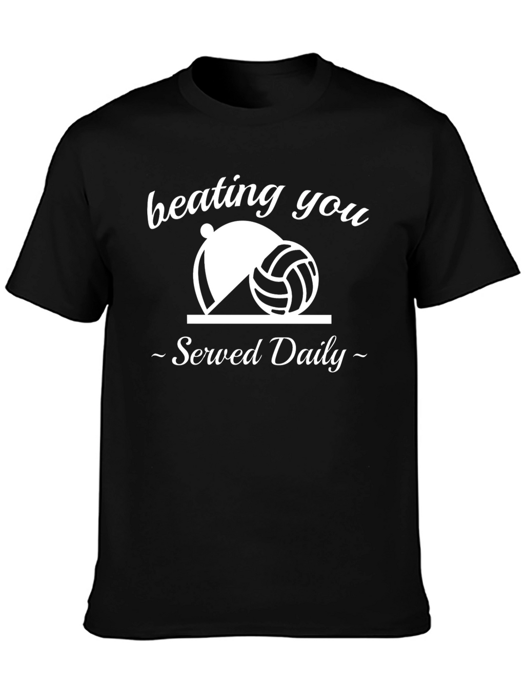Beating You Served Daily Black T-Shirt