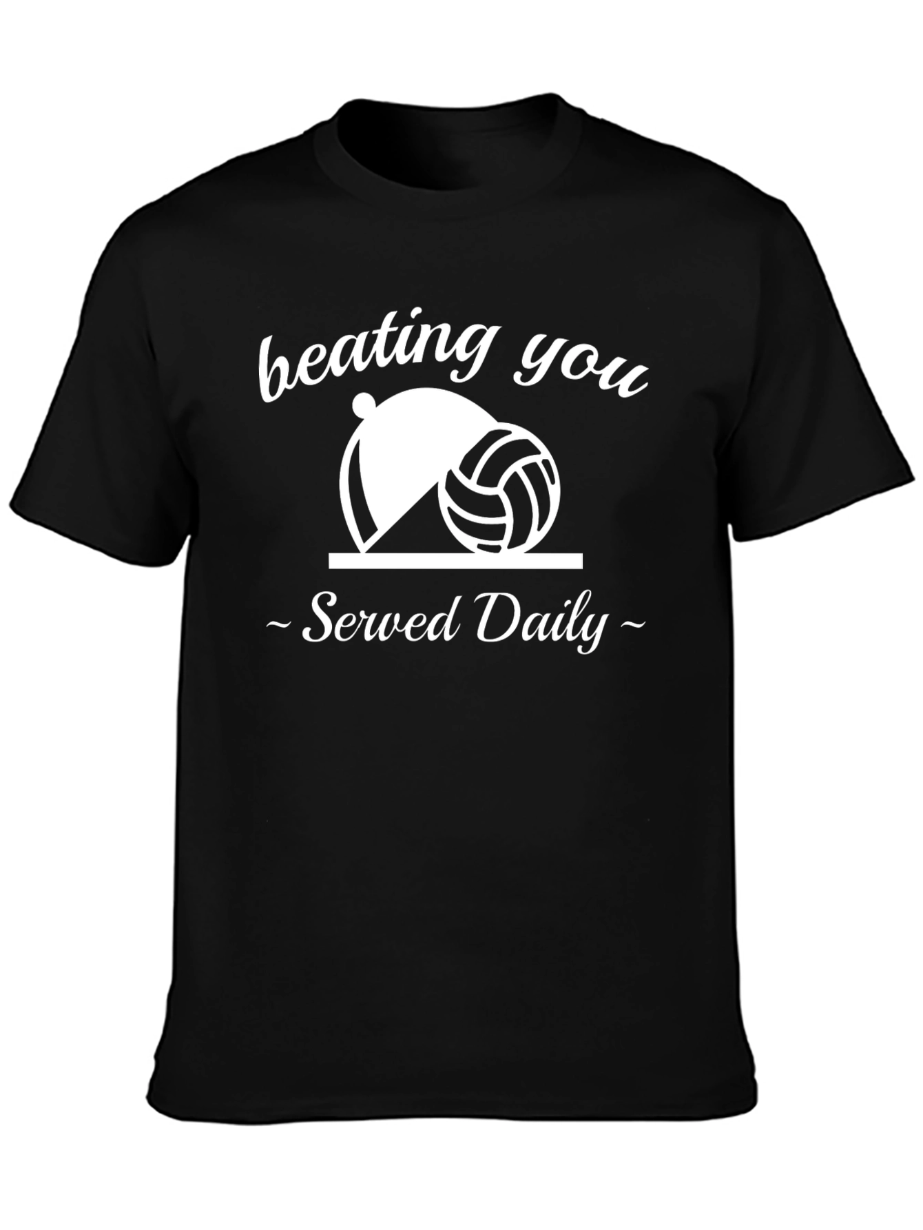 Beating You Served Daily Black T-Shirt