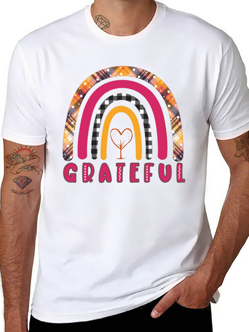 Grateful Rainbow Graphic Tee