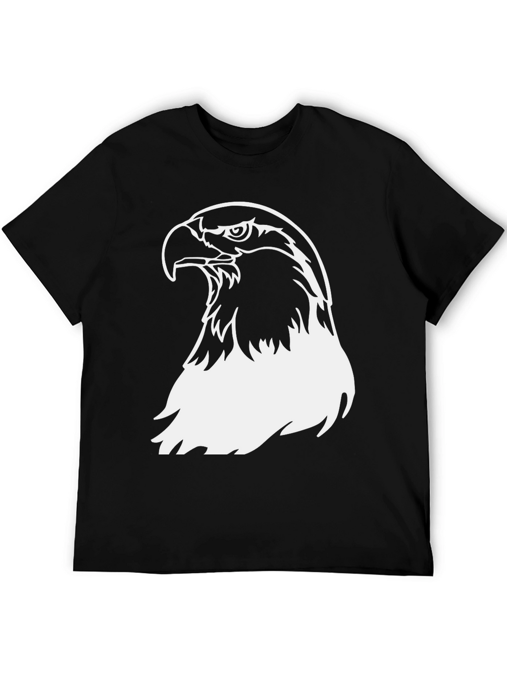 Bold Eagle Graphic Tee - Black