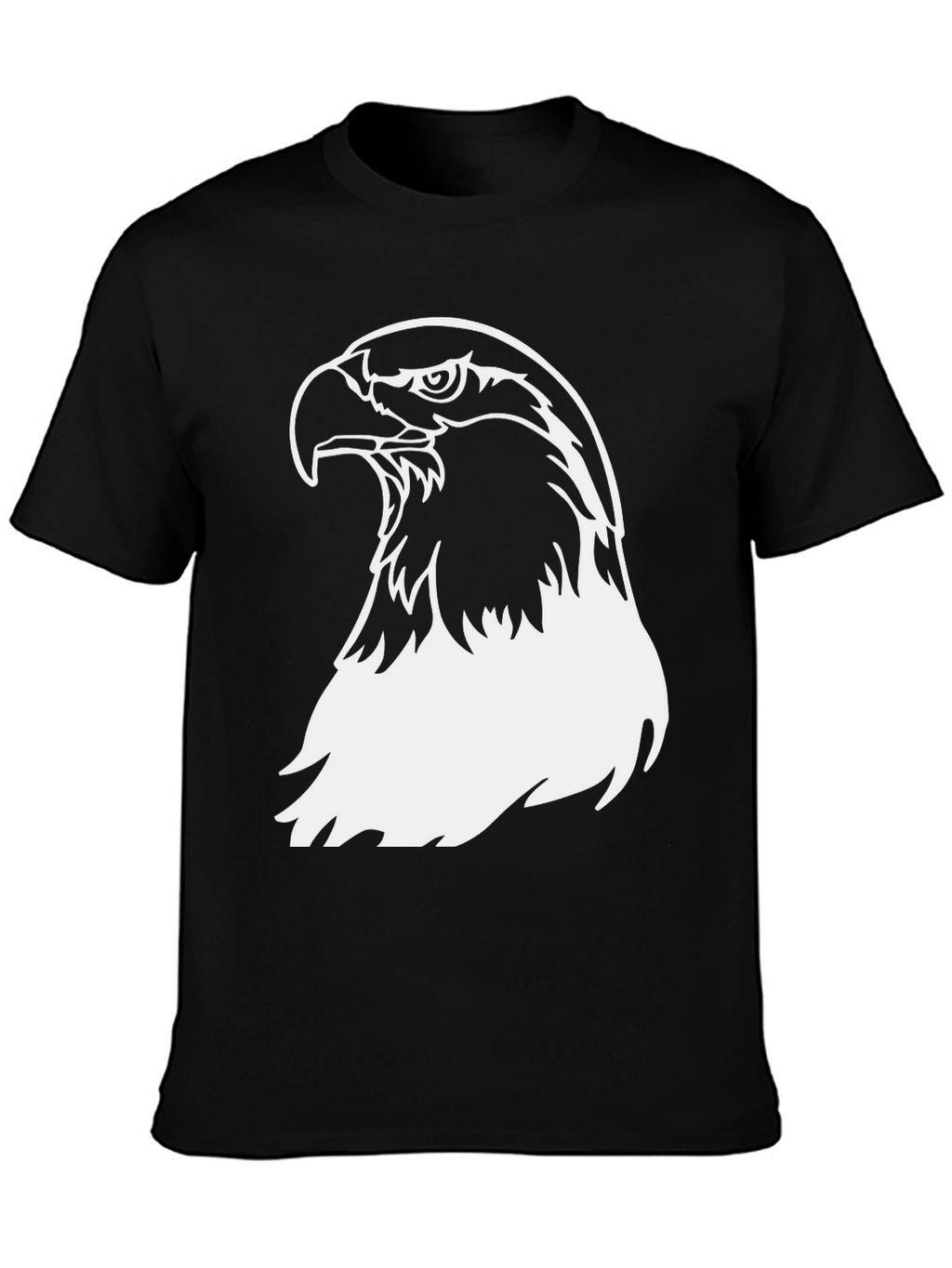 Bold Eagle Graphic Tee - Black