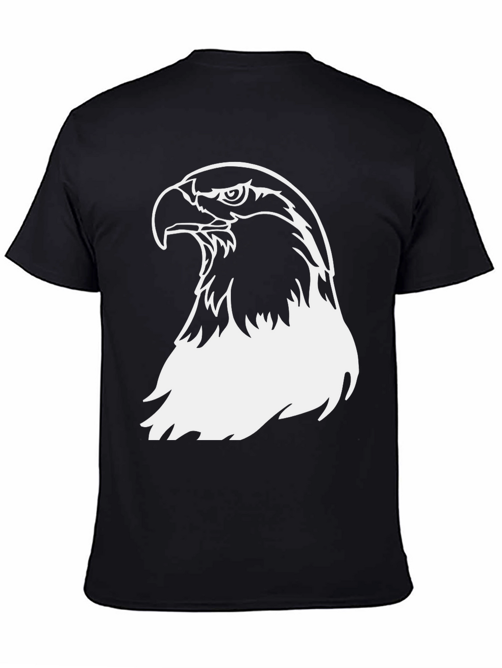Bold Eagle Graphic Tee - Black