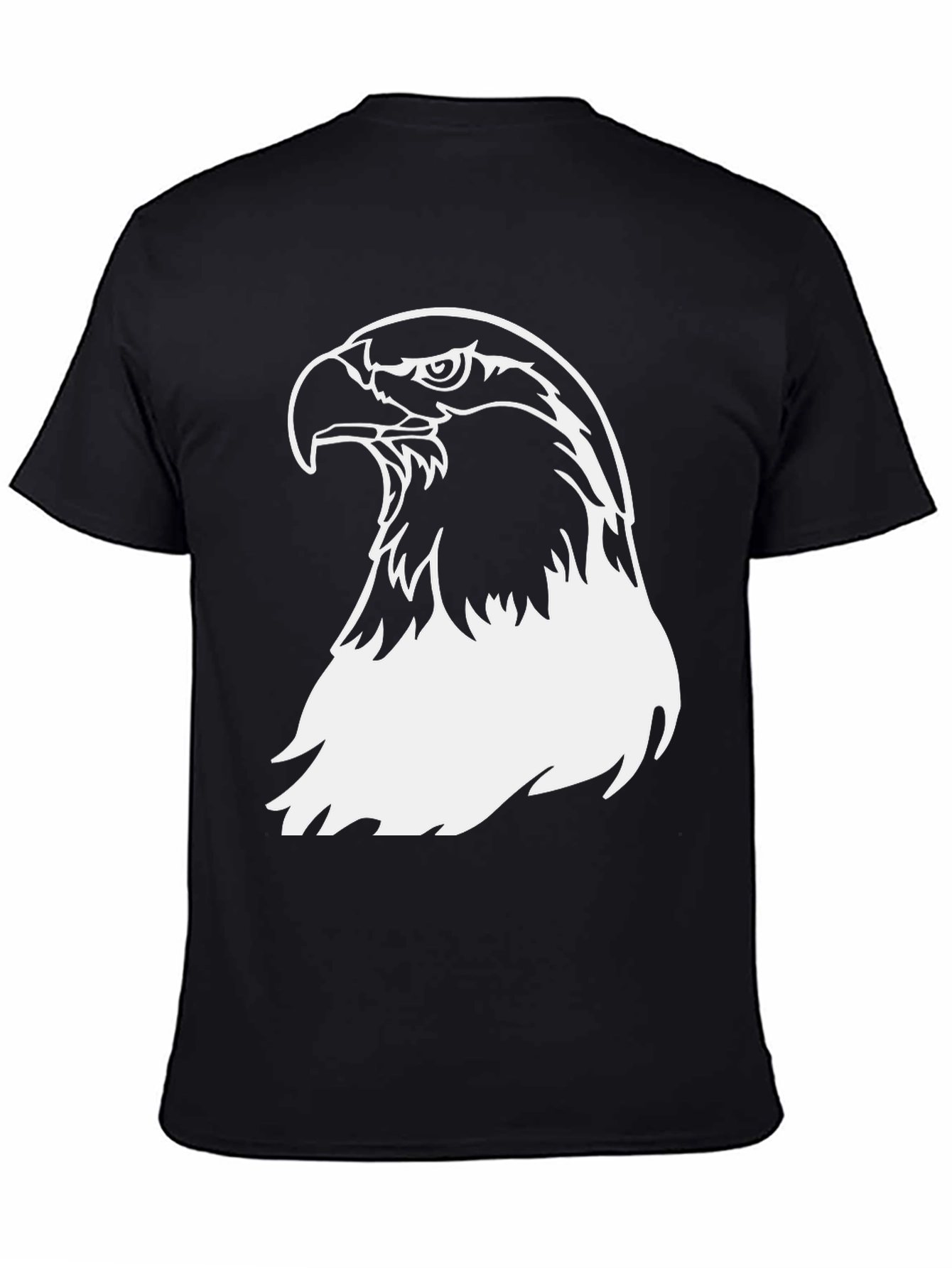 Bold Eagle Graphic Tee - Black