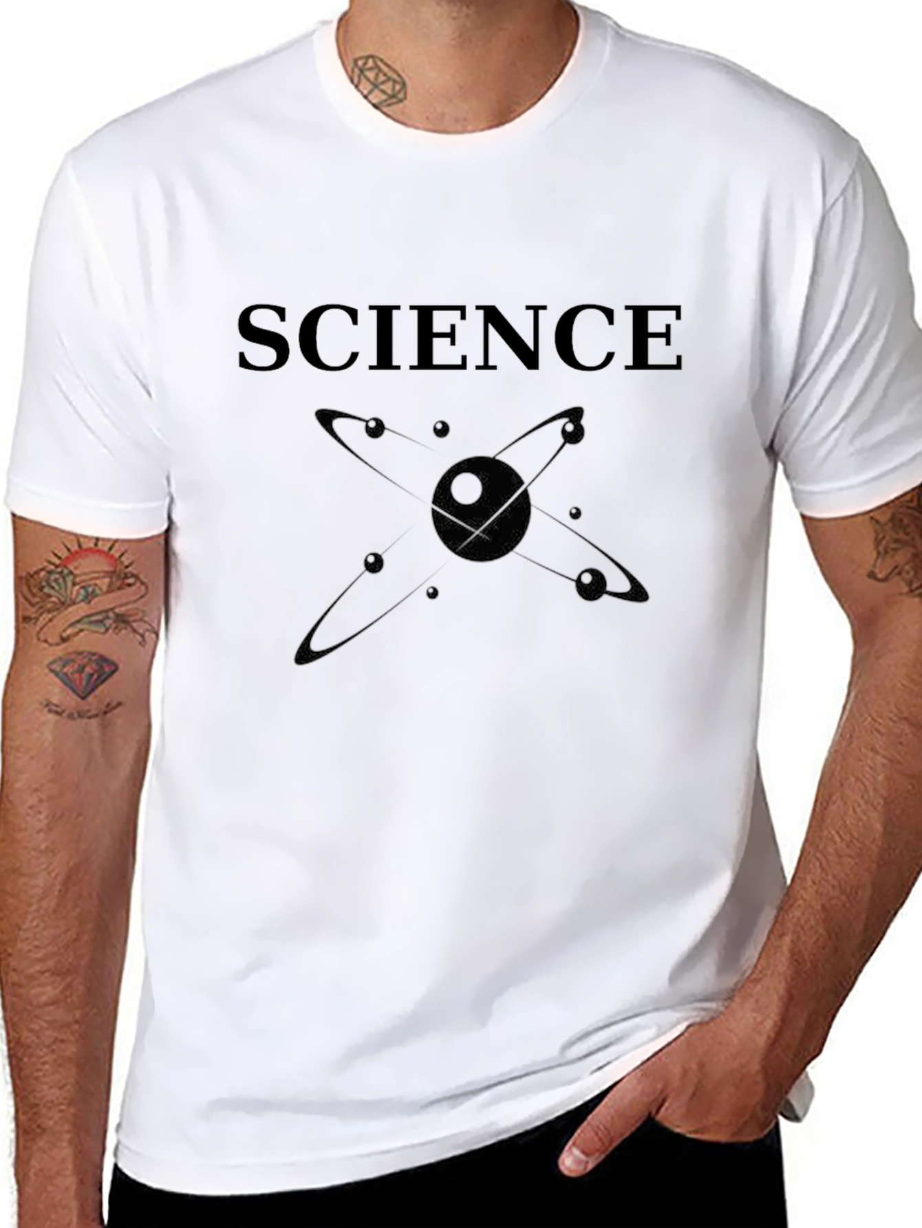 Science T-Shirt - Atom Design Classic Fit