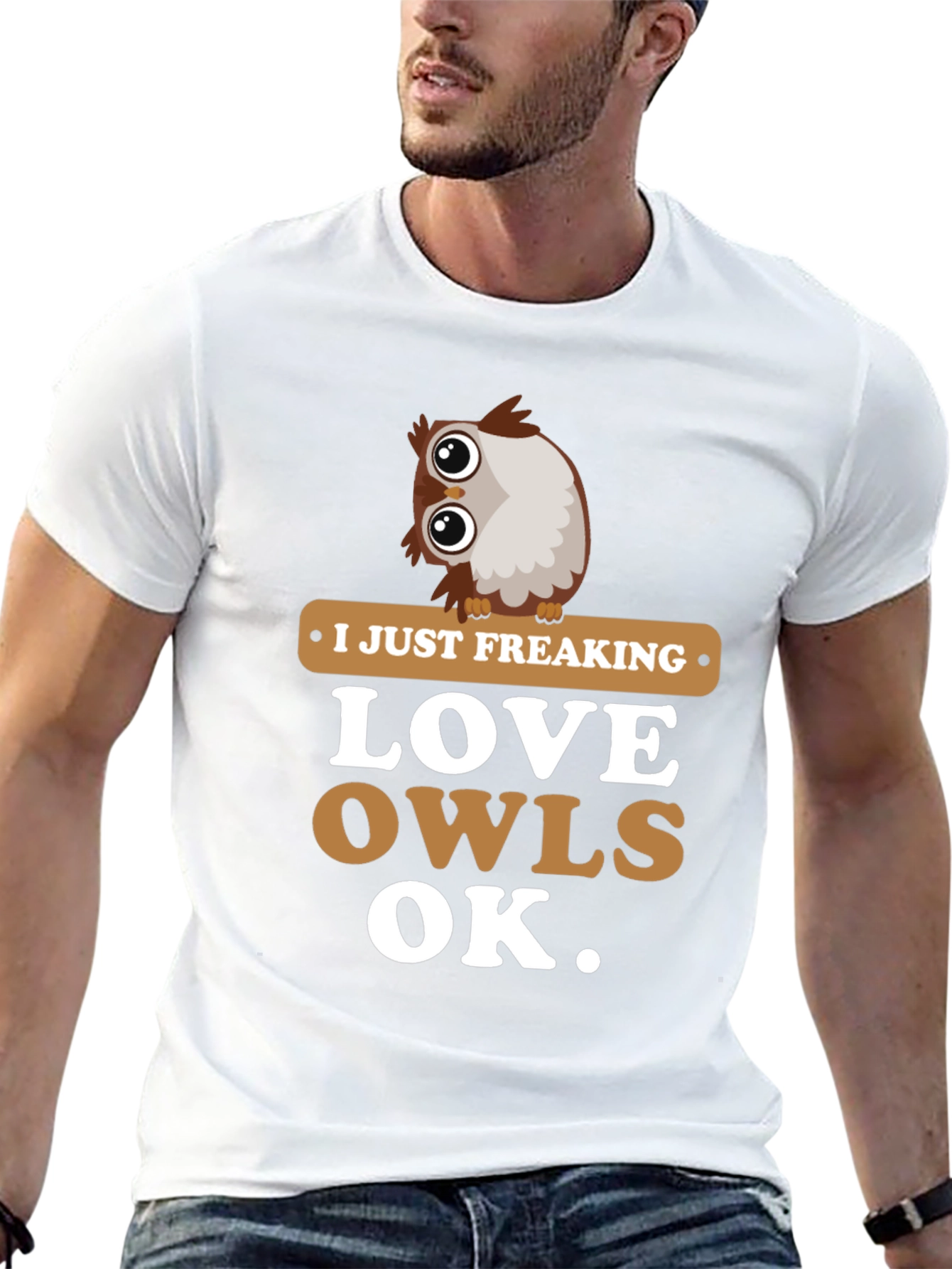 I Just Freaking Love Owls Graphic T-Shirt