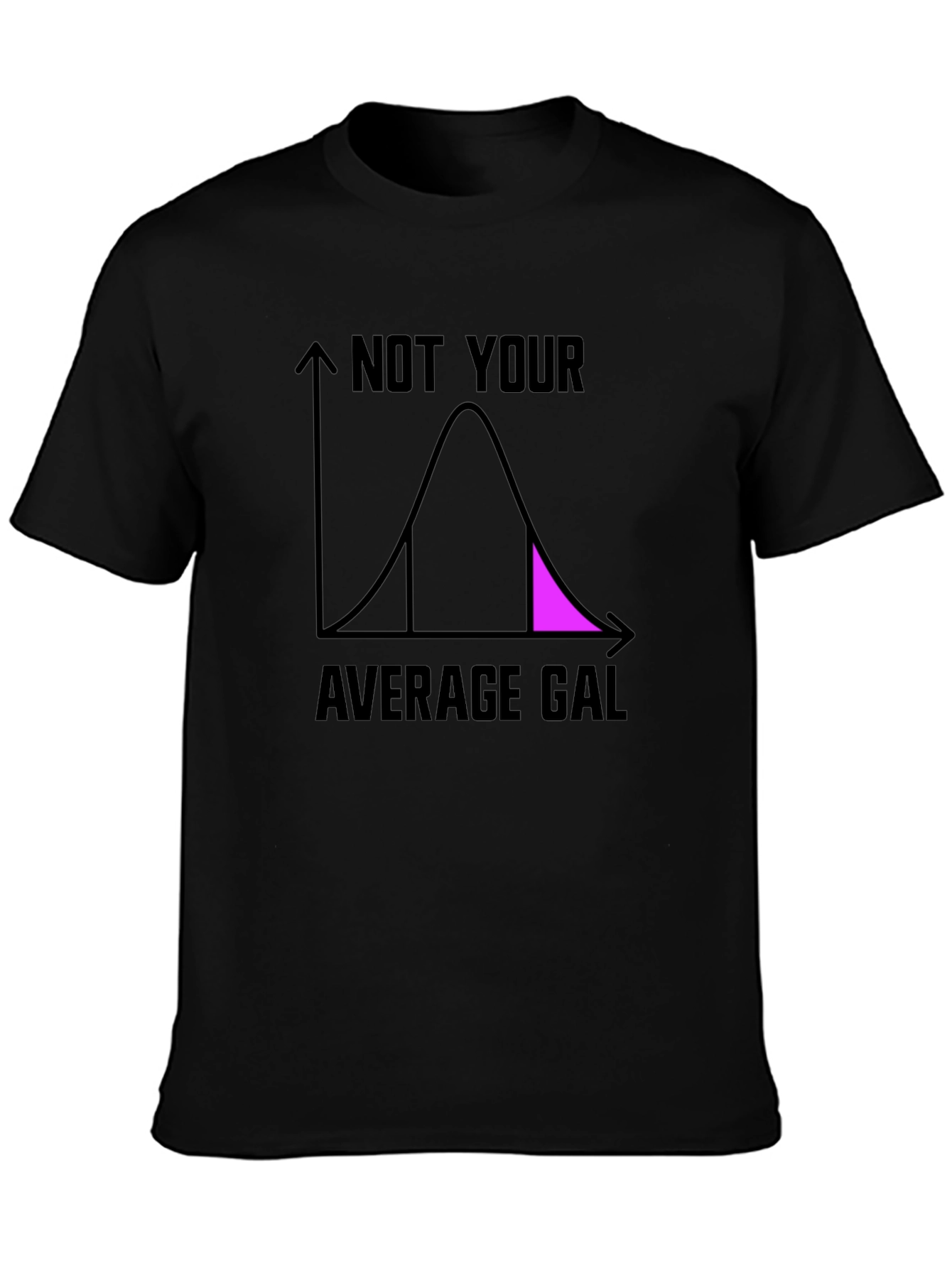 Not Your Average Gal T-Shirt - Fun Statistician Tee