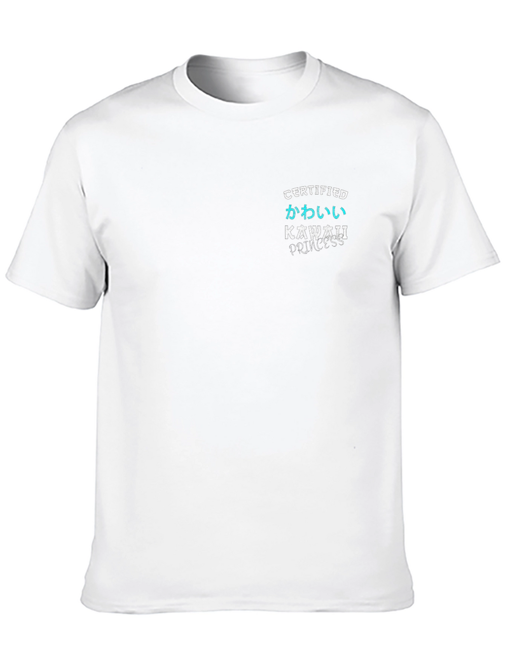 Certified Kawaii Princess Black T-Shirt