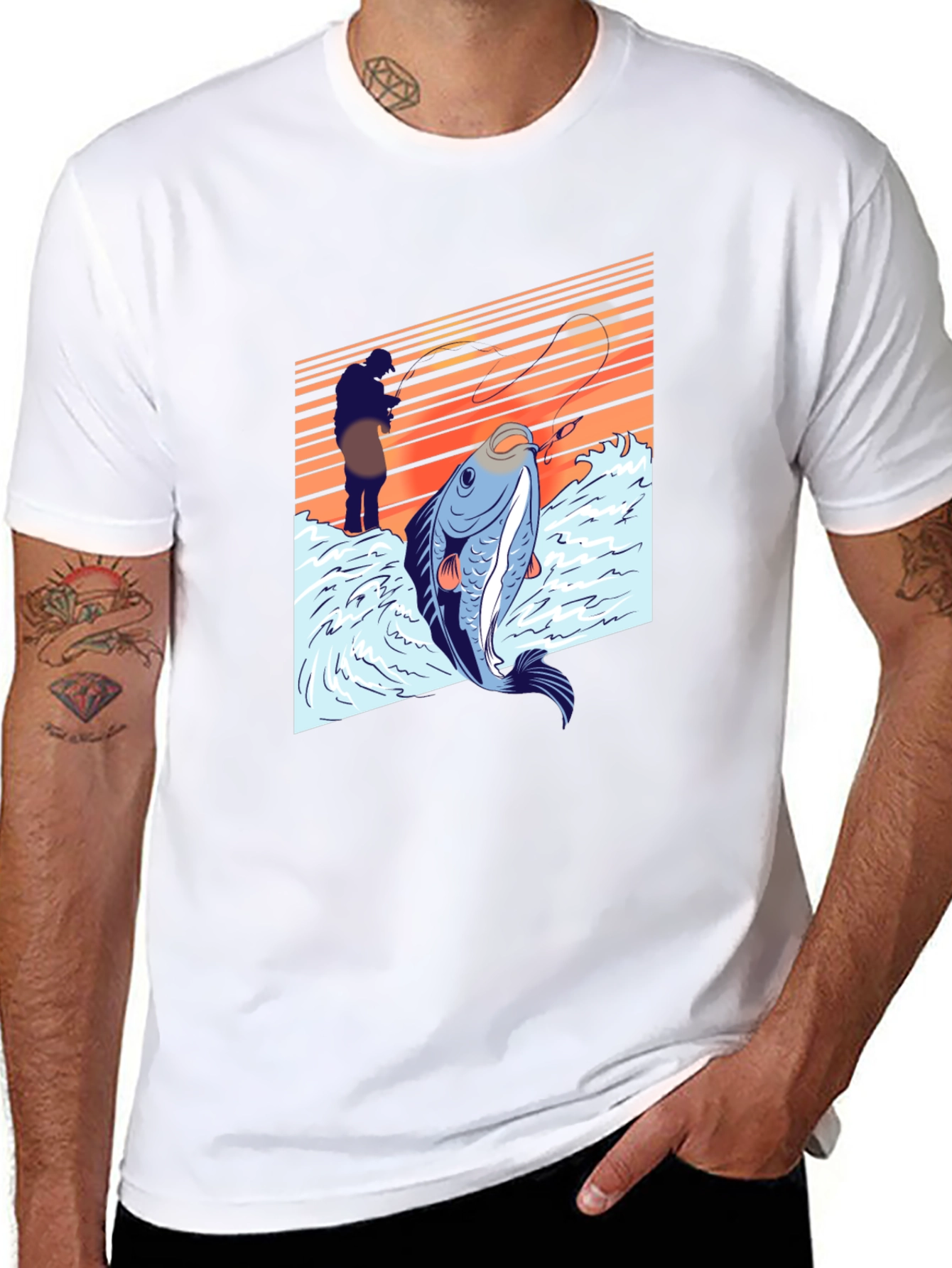 Fishing Graphic Tee - Angler T-Shirt