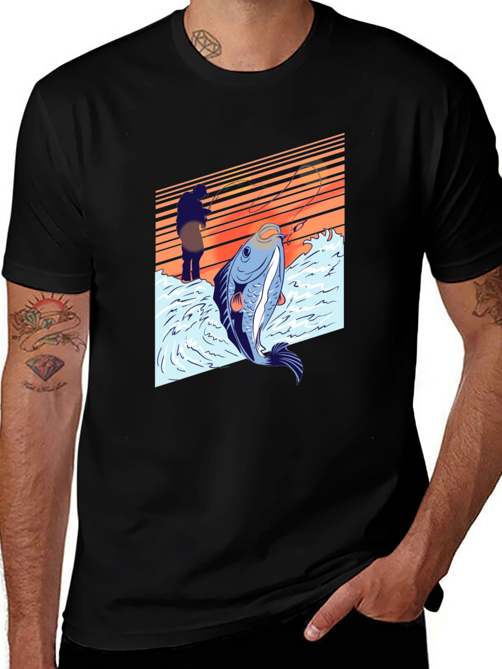 Fishing Graphic Tee - Angler T-Shirt