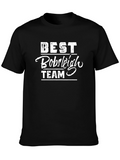 Best Bobsleigh Team Graphic T-Shirt - Black