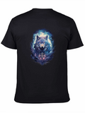 Wolf Moon T-Shirt - Urban Style Black Tee