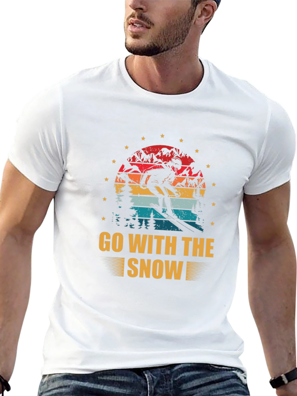 Go With The Snow Graphic Tee