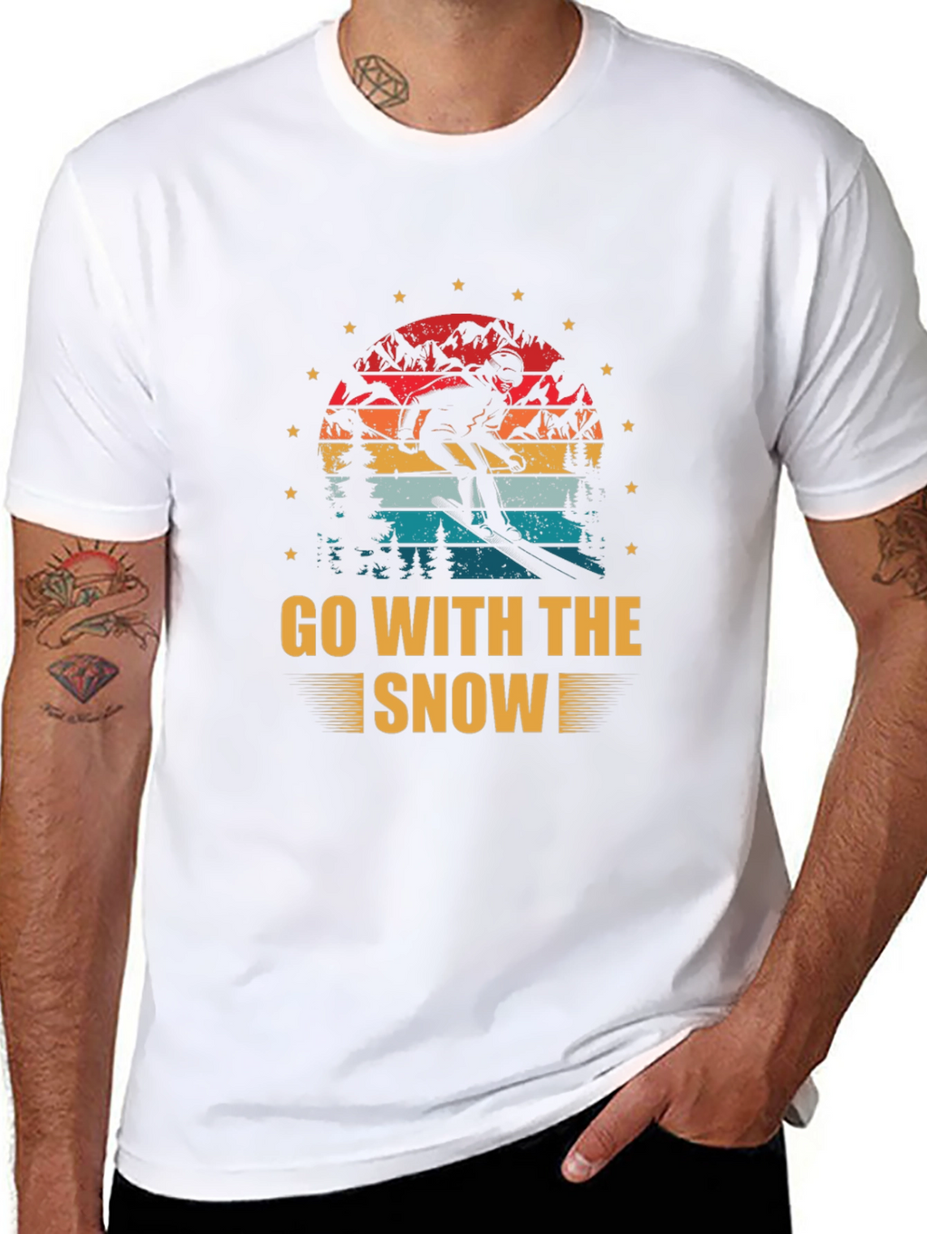 Go With The Snow Graphic Tee