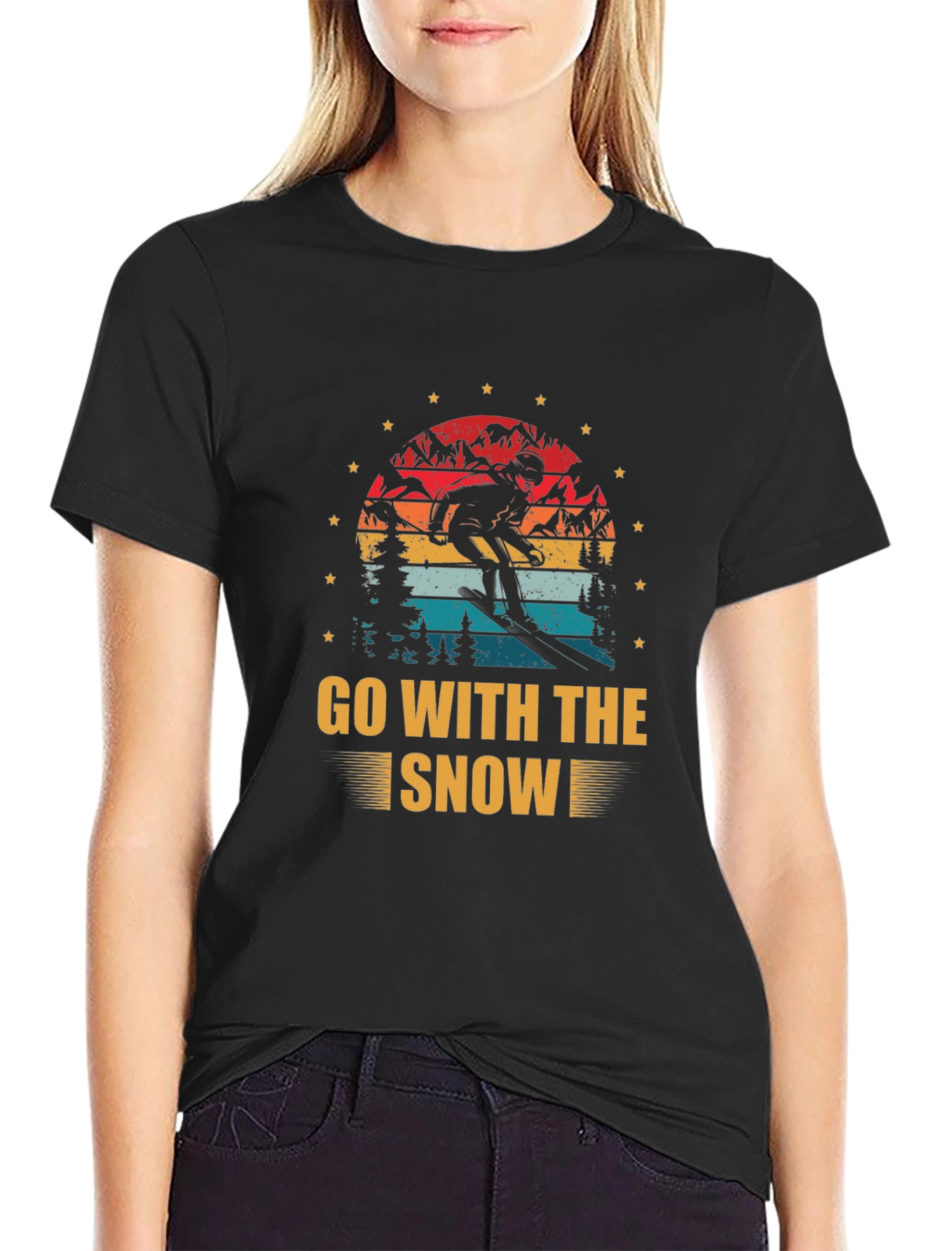 Go With The Snow Graphic Tee