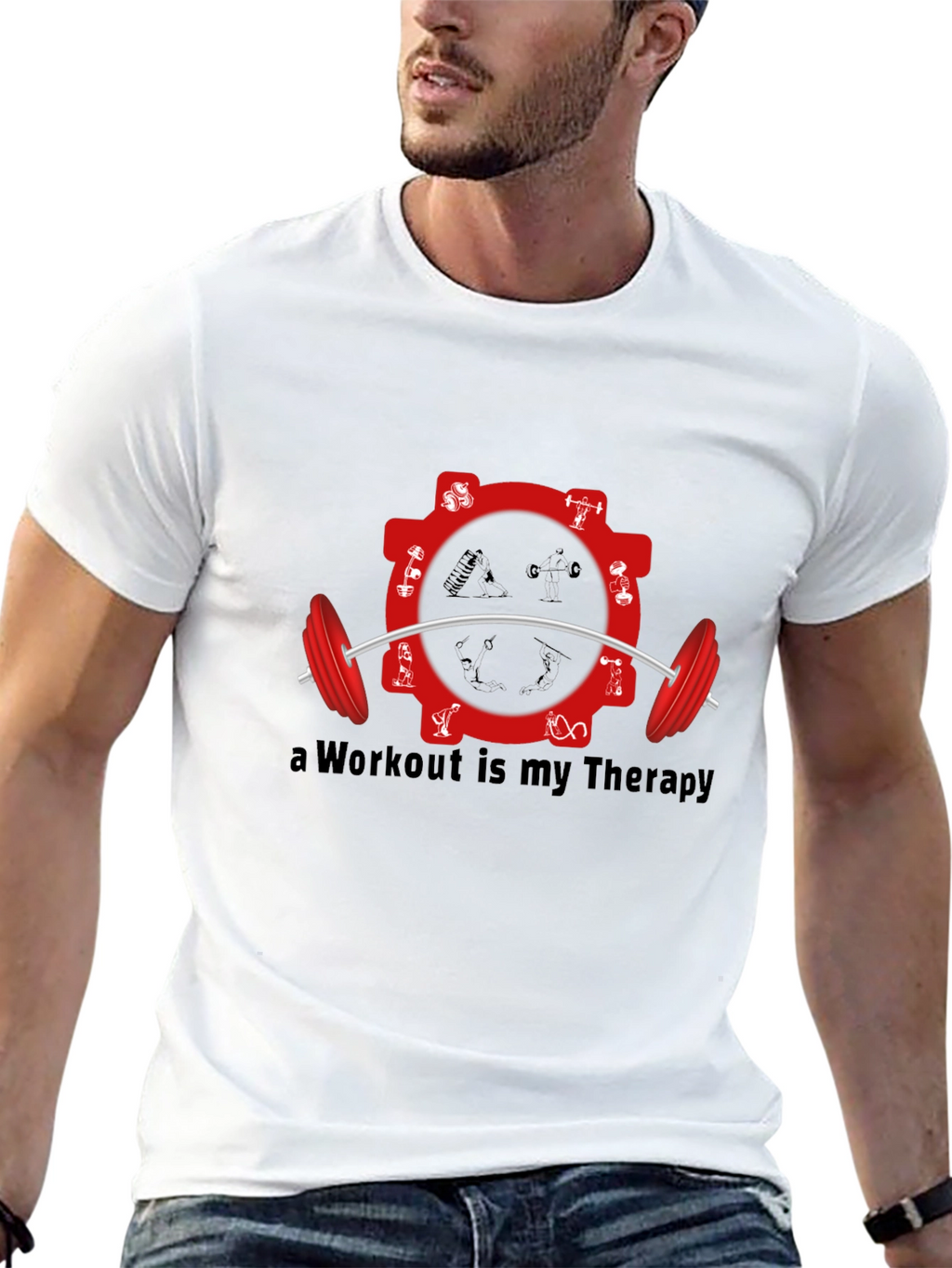 Workout Therapy Black T-Shirt