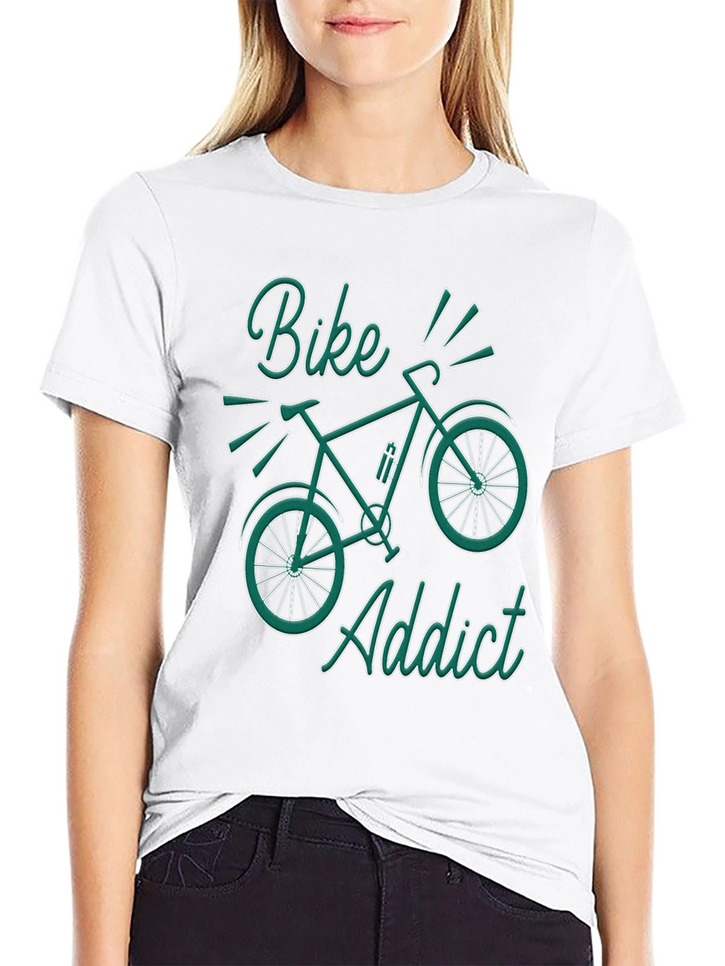 Bike Addict Graphic T-Shirt - Black