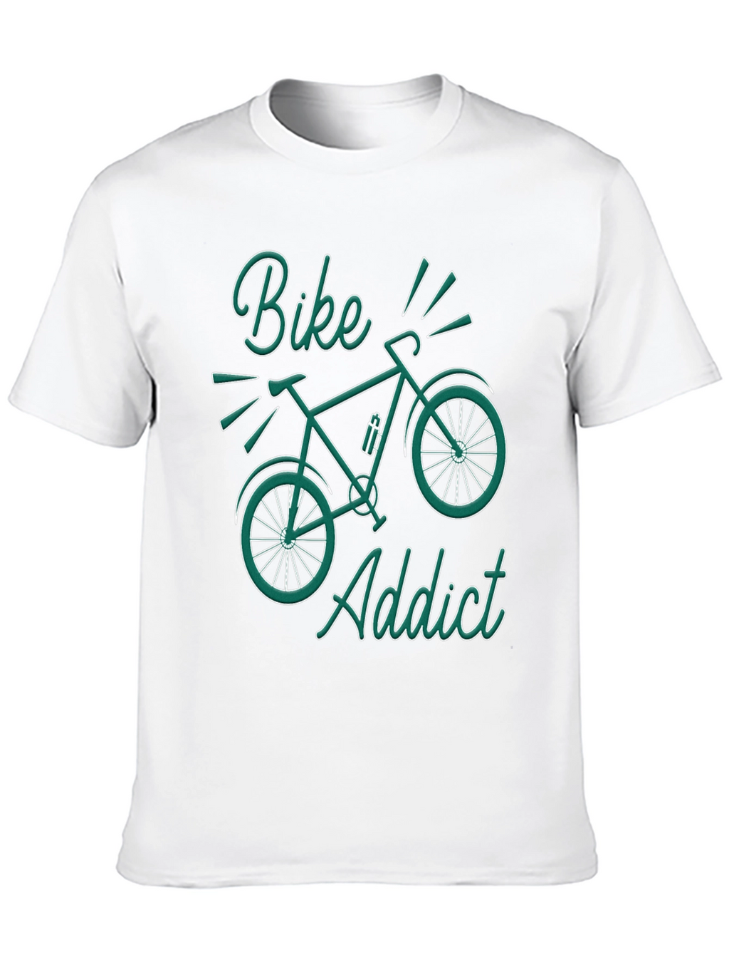 Bike Addict Graphic T-Shirt - Black