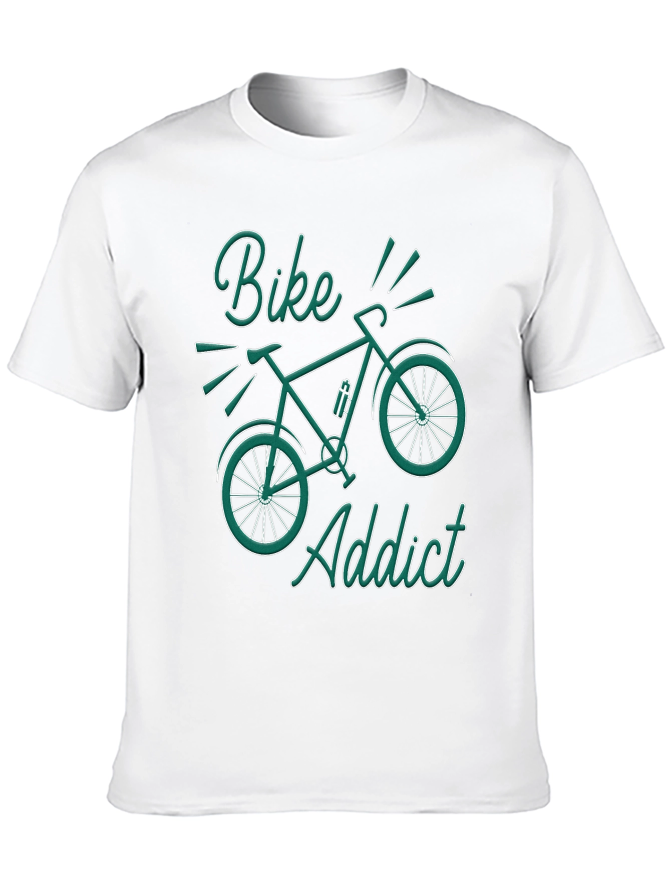 Bike Addict Graphic T-Shirt - Black