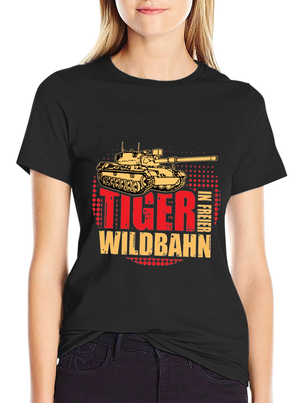 Tiger Tank T-Shirt - Wildbahn in Freier